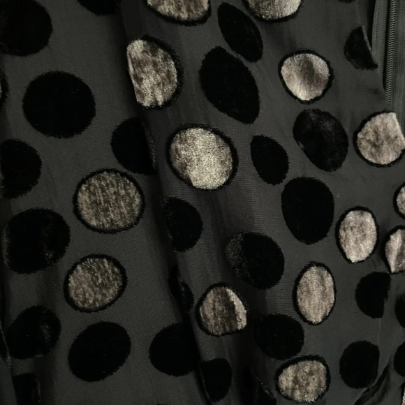 Mini Velvet M Dot V-neck Converts To Low Cut Deep Plunge Party Dress Holiday - Picture 5 of 13